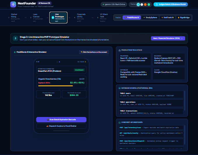 NextFounder: Autonomous AI Co-Founder & Venture Engine – screenshot 5