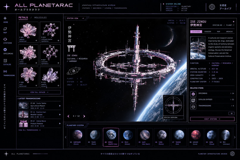 ALL PLANETERAC // 惑星地図 – screenshot 2
