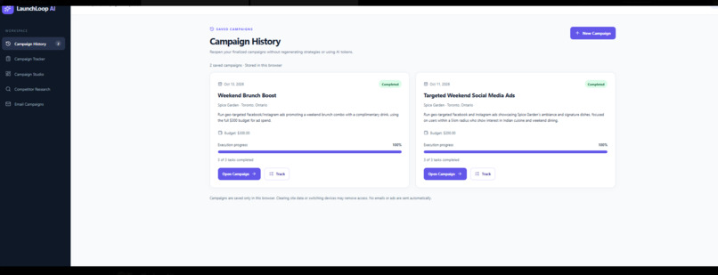 Lauchloop AI  – screenshot 3