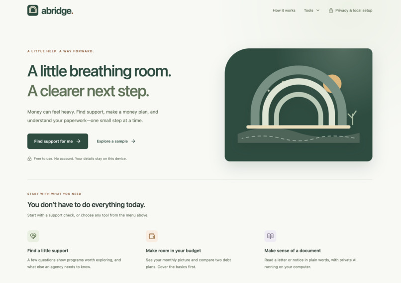 Abridge – screenshot 1