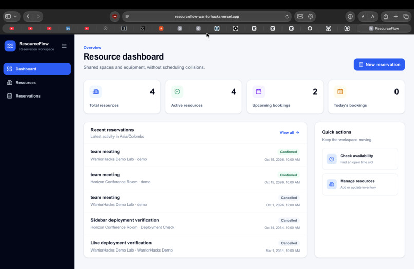ResourceFlow – screenshot 2