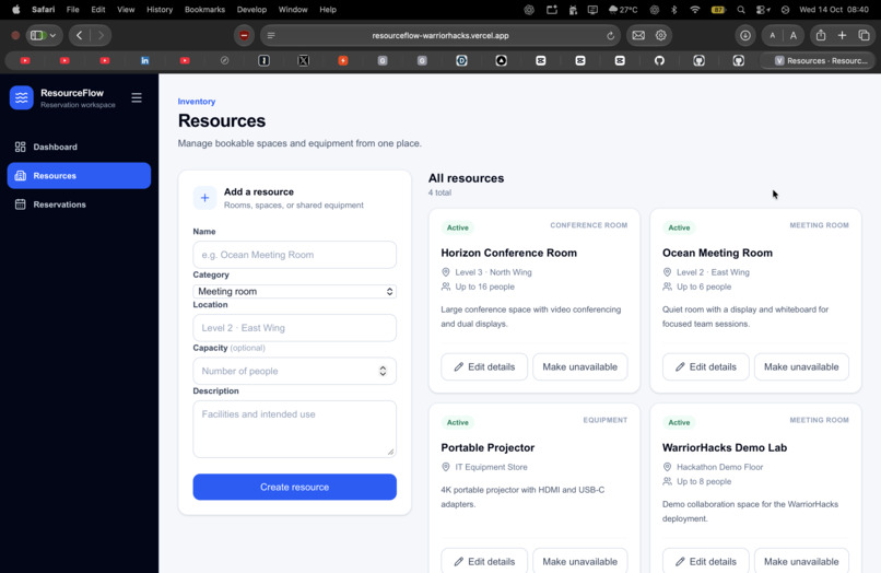 ResourceFlow – screenshot 3