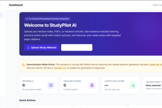 StudyPilot AI – Personalized Learning Companion