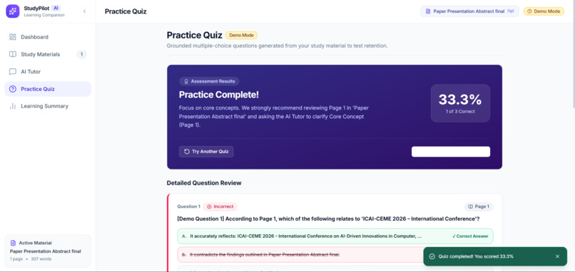 StudyPilot AI – Personalized Learning Companion – screenshot 7