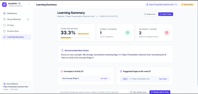 StudyPilot AI – Personalized Learning Companion – screenshot 8