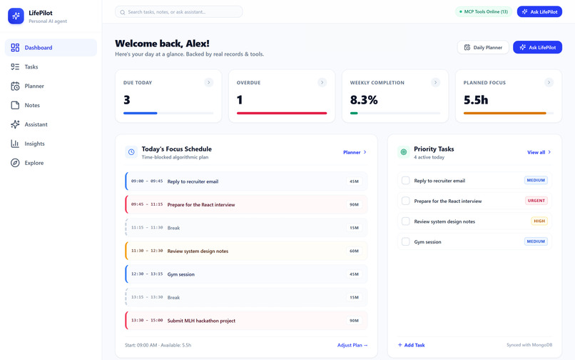 LifePilot — Your Day, Actually Handled – screenshot 1