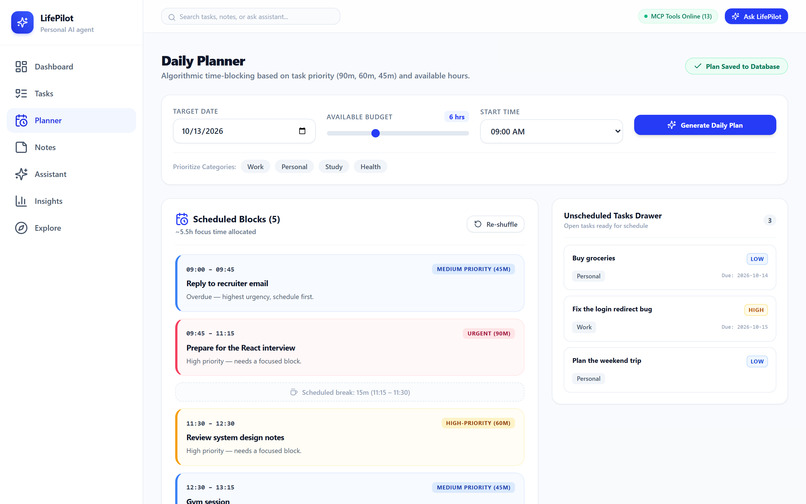 LifePilot — Your Day, Actually Handled – screenshot 2
