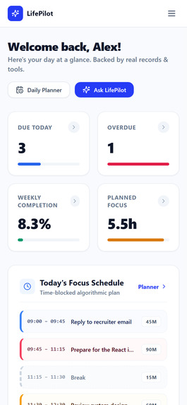 LifePilot — Your Day, Actually Handled – screenshot 9