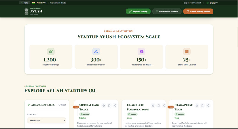  Startup-AYUSH Portal – screenshot 3