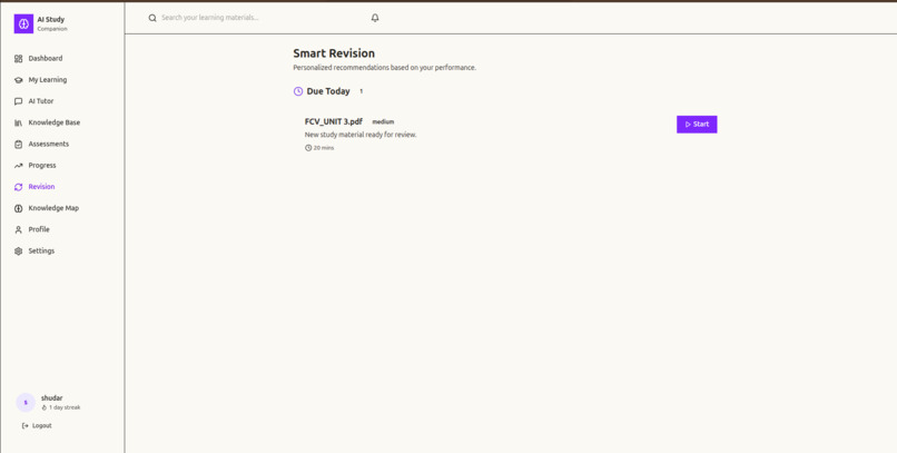 AI Study Companion  – screenshot 2