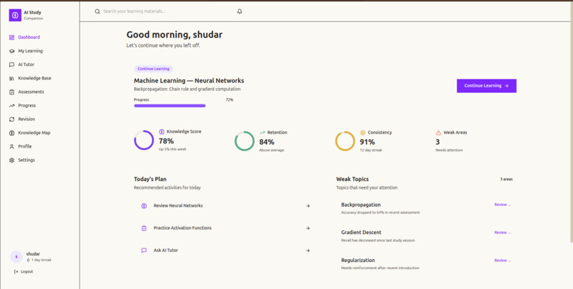 AI Study Companion  – screenshot 4