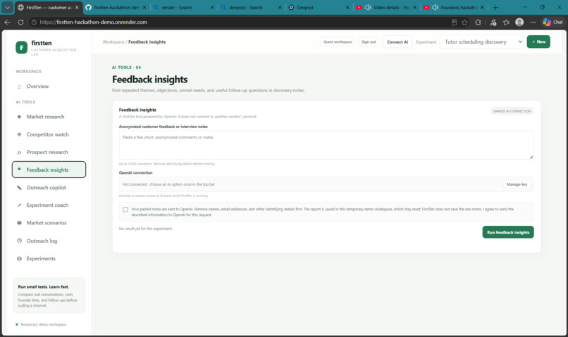 FirstTen – screenshot 3