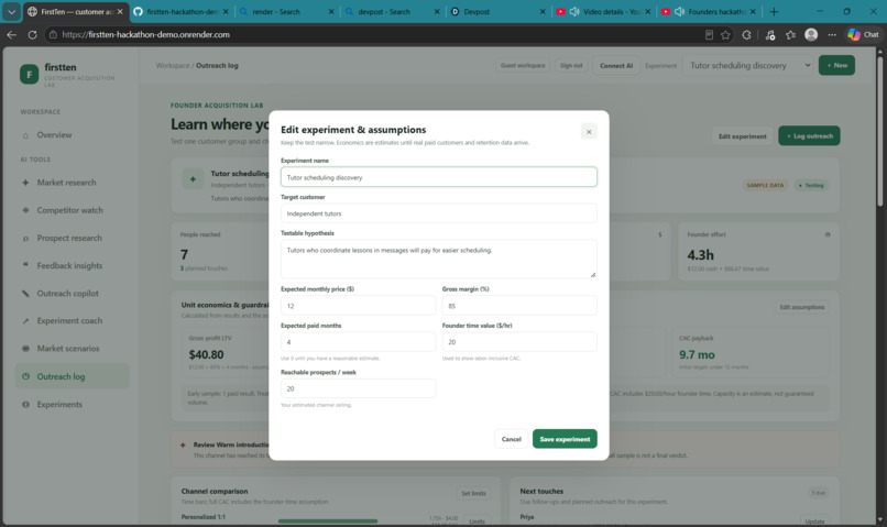 FirstTen – screenshot 8