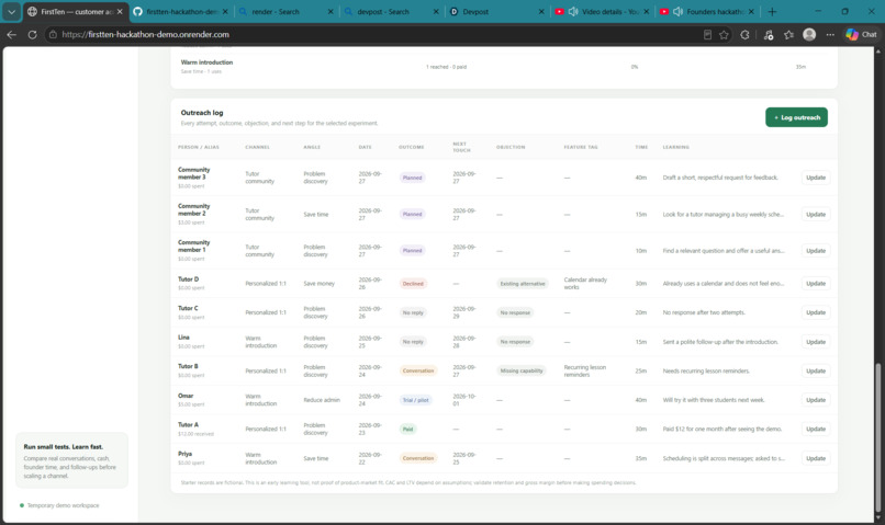 FirstTen – screenshot 10