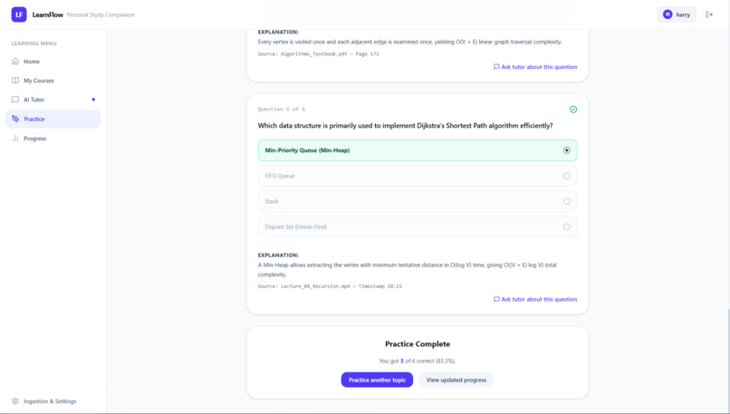 LearnFlow AI — Adaptive Multi-Agent Tutor – screenshot 6