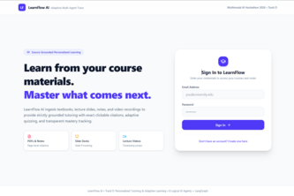 LearnFlow AI — Adaptive Multi-Agent Tutor
