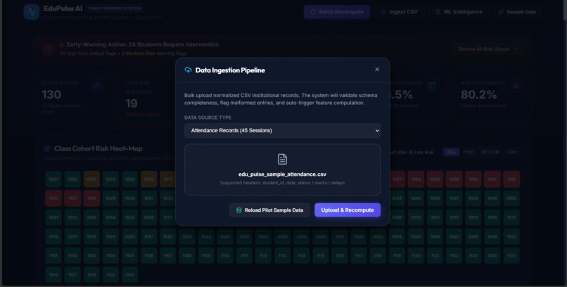AI-Powered Classroom Analytics & Student Success System – screenshot 3