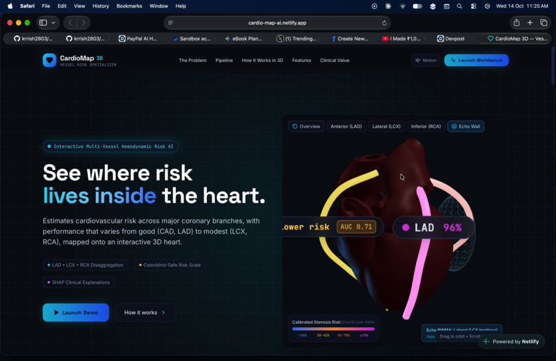 CardioMap 3D – screenshot 1