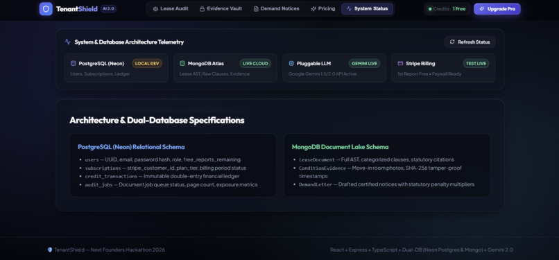 TenantShield: The AI Lease Defender & Clawback Engine – screenshot 7