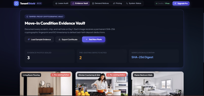TenantShield: The AI Lease Defender & Clawback Engine – screenshot 4