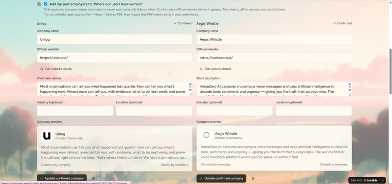 GrinderResume – screenshot 5