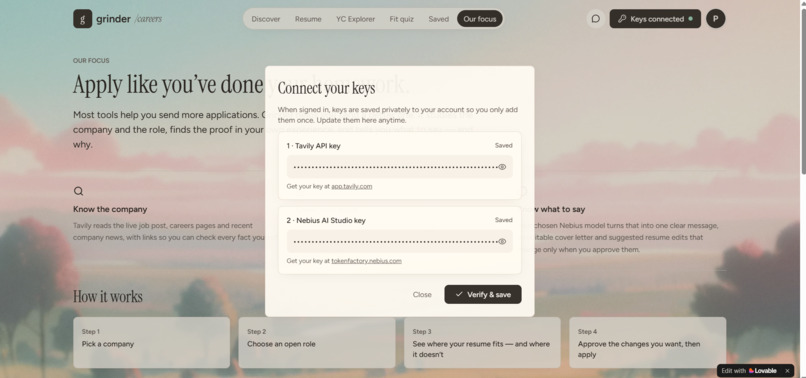 GrinderResume – screenshot 10