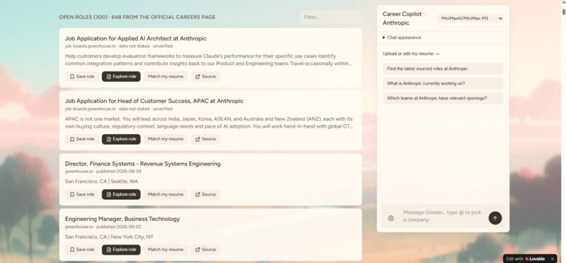 GrinderResume – screenshot 12