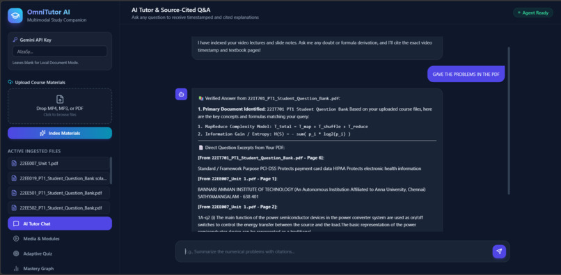 OmniTutor: Multimodal AI Study Companion – screenshot 2