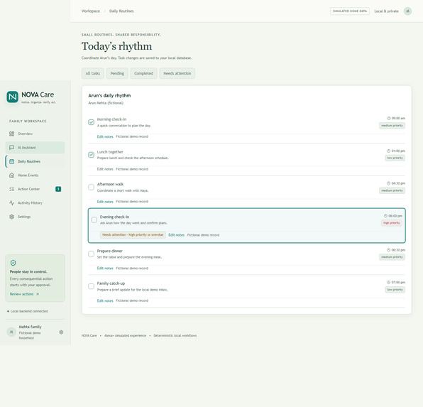 NOVA care – screenshot 1