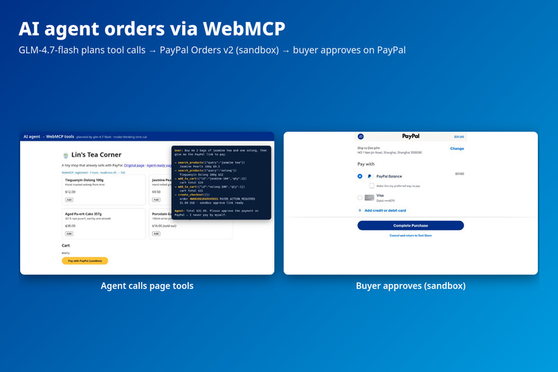ShopBridge — WebMCP for PayPal shops – screenshot 4
