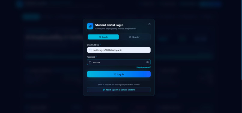 AI Powered Automated Portfolio compiler  – screenshot 1