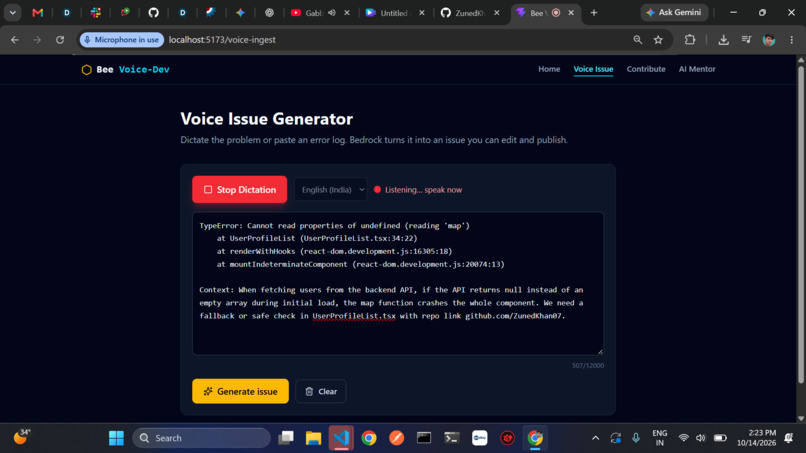 Bee Voice-Dev Assistant – screenshot 2