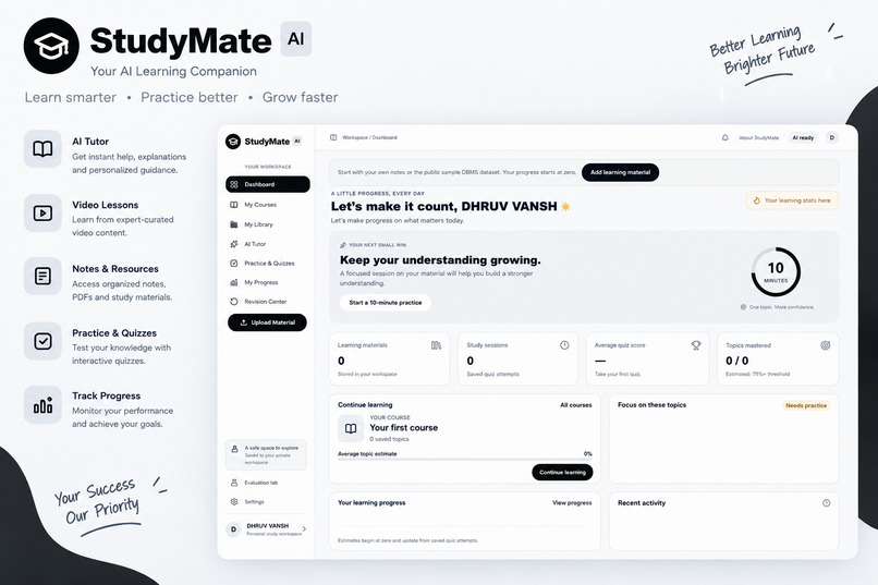 StudyMate AI – screenshot 1