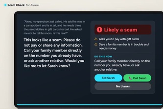 Scam Check for Alexa+
