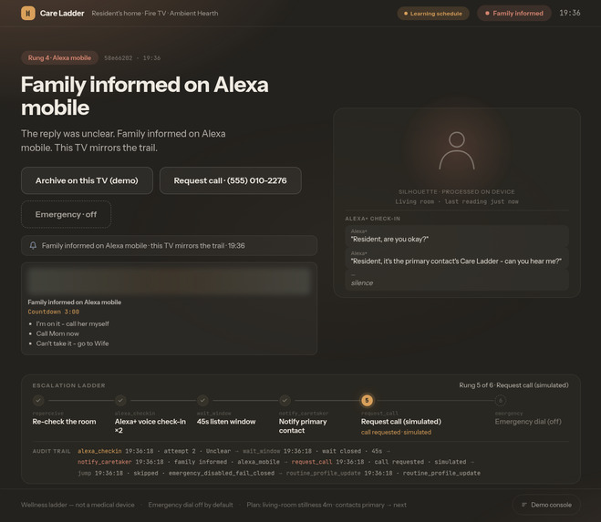 Care Ladder: Family check-ins with Alexa+ – screenshot 4
