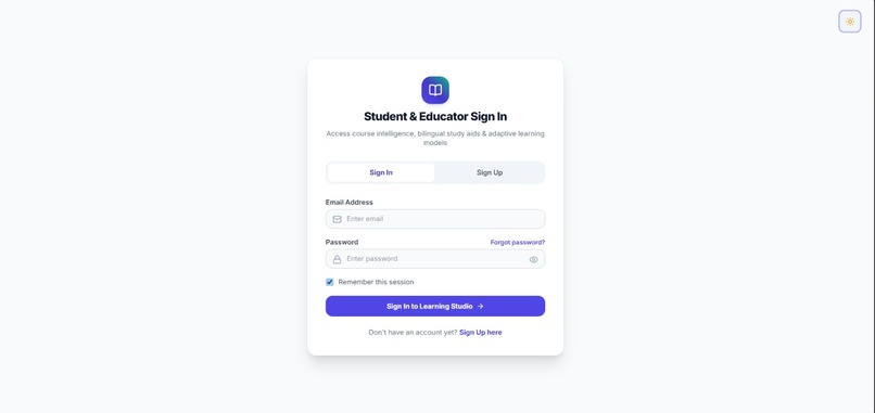 AI-Powered Multilingual Adaptive Learning – screenshot 1