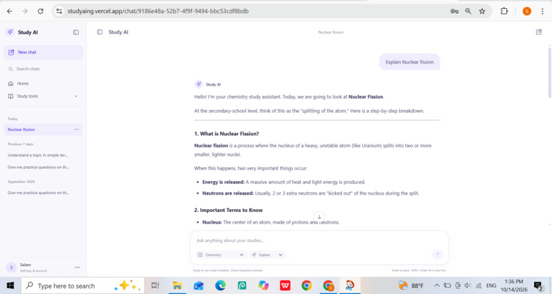 Study AI – screenshot 4