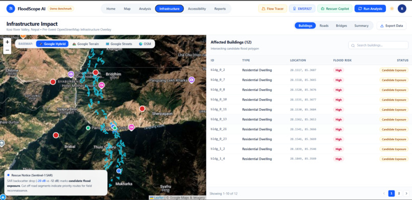 FloodScope AI: Satellite Flood & Rescue Intelligence – screenshot 5