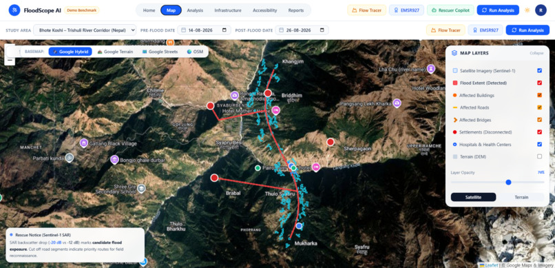 FloodScope AI: Satellite Flood & Rescue Intelligence – screenshot 6