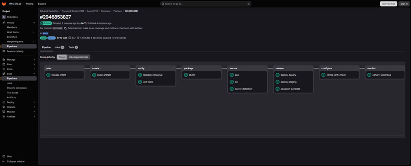 Ratchet — evidence-driven release automation – screenshot 4