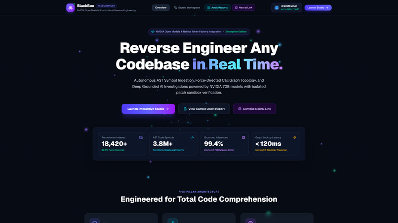 BlackBox: AI Repo Reverse Engineer & Agent Memory – screenshot 4