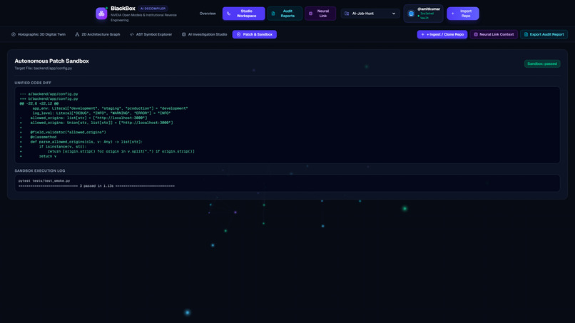 BlackBox: AI Repo Reverse Engineer & Agent Memory – screenshot 5