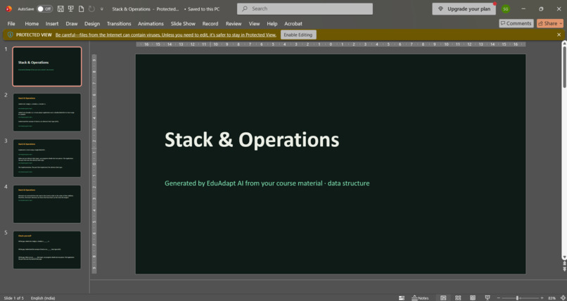 EduAdapt AI – screenshot 1