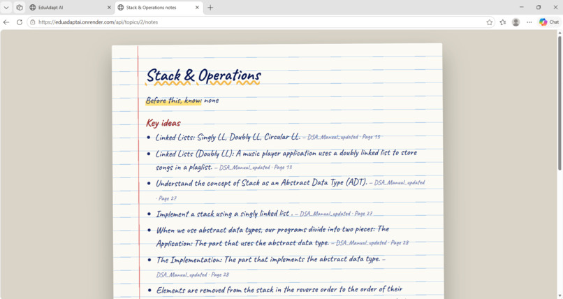 EduAdapt AI – screenshot 2