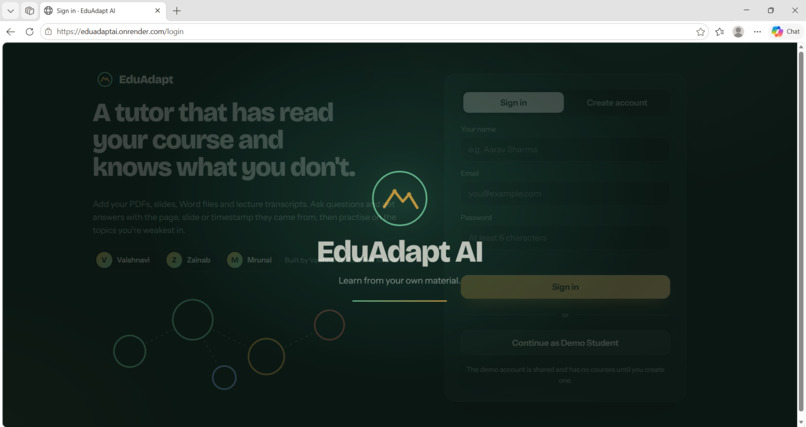EduAdapt AI – screenshot 3