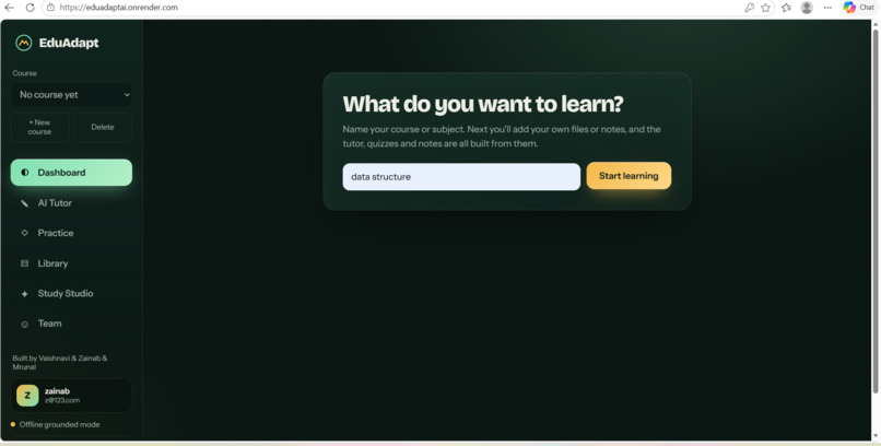 EduAdapt AI – screenshot 5