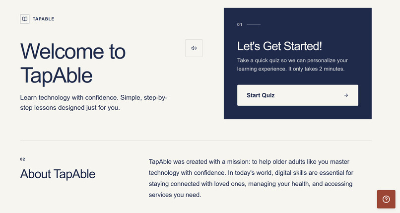 TapAble – screenshot 1