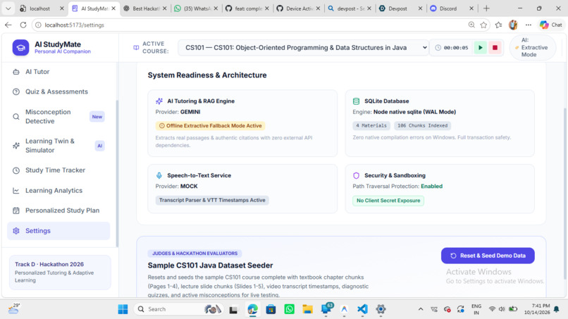 AI StudyMate: Learning Twin + Misconception Detective – screenshot 9