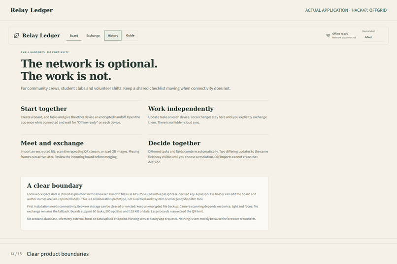 Relay Ledger – screenshot 8
