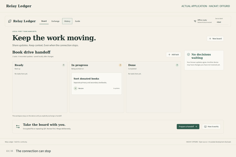 Relay Ledger – screenshot 12